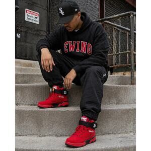 Ewing 33 HI OG Red Suede Size 10.5 Patrick Ewing Retro Basketball Rare Sneakers